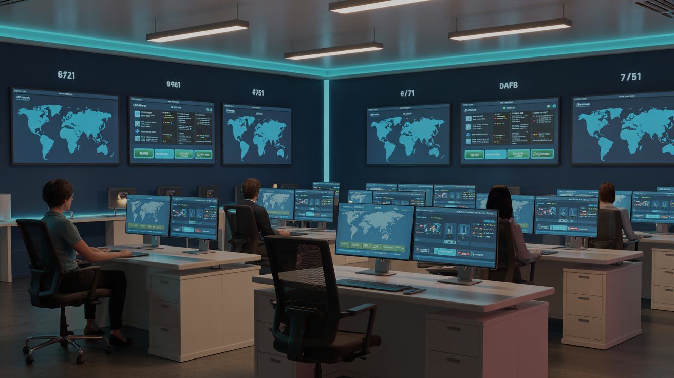 24/7 support center